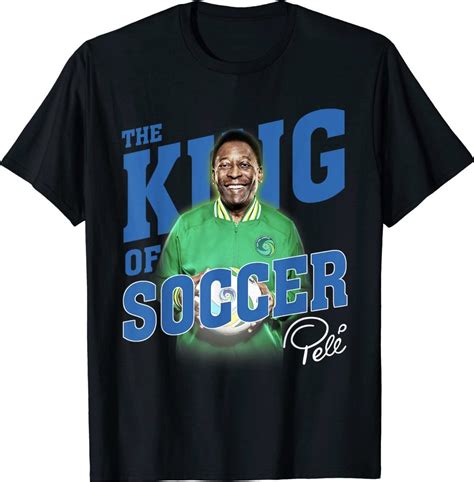 Number 10 Pele Brazil The Legend The King of Soccer Classic Shirts ...