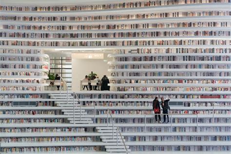 China's New Tianjin Binhai Library Might Just Be The Most Breathtaking Library On The Planet