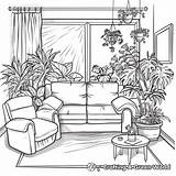 Living Room Coloring Pages  Free & Printable sketch template