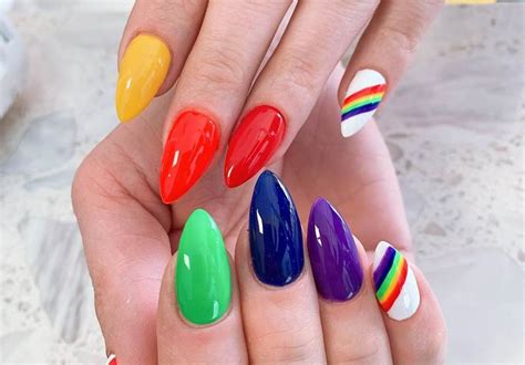 Rainbow Nail Designs For This Rainy Season - Rainbow Nails