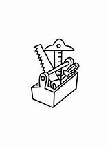Coloring Pages For Tools sketch template