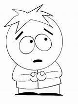 Butters From South Park Coloring Page  Free Printable Pages sketch template