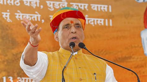 BJP practises what it preaches: Rajnath Singh - The Hindu