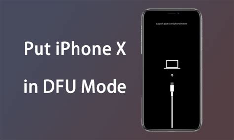 [Simple Guide] How to Put iPhone X in DFU Mode