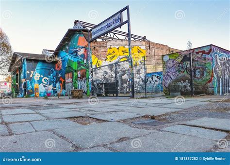 Deserted Clubbing and Nightlife Area in Berlin Friedrichshain during Coronavirus Shutdown in ...