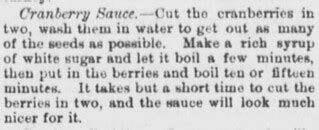 Cranberry Sauce Recipe 1880 | Vermont phœnix., November 19, … | Flickr