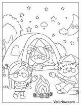 Free CAMPING Coloring Pages For Download Printable PDF sketch template