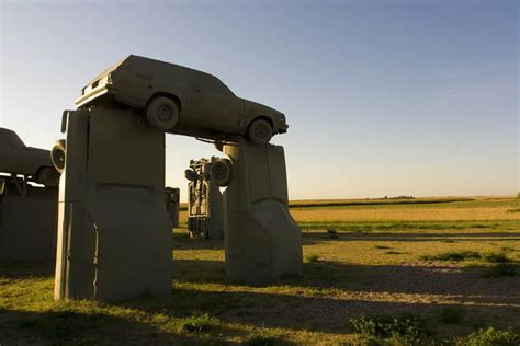 Carhenge in Alliance, Nebraska: Replica of Stonehenge Made of Cars