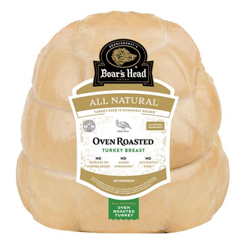 Boar's Head All Natural Oven-Roasted Turkey Breast, Custom Sliced - Shop Meat at H-E-B