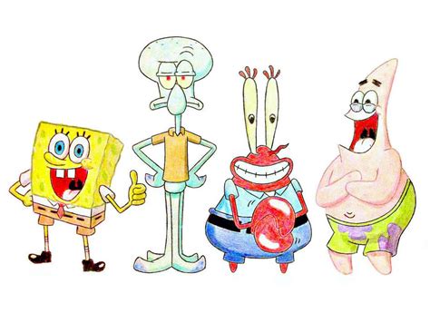 Patrick Star The Spongebob Squarepants Movie Mr Krabs Squidward ...