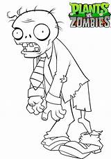 Plants Zombies Coloring Pages sketch template