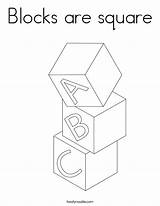 Square Coloring Pages sketch template
