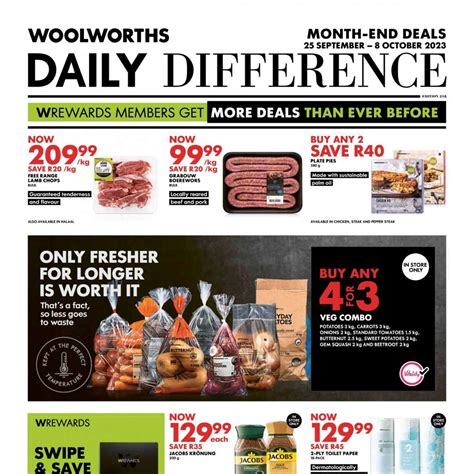 WOOLWORTHS Specials • Monday 25 Sept to Sunday 8 Oct 2023