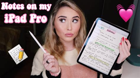 HOW I TAKE NOTES USING MY IPAD PRO AND APPLE PENCIL 2019 - YouTube