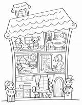 The Ultimate Guide To Coloring Pages Doll House Fun And Creative  sketch template