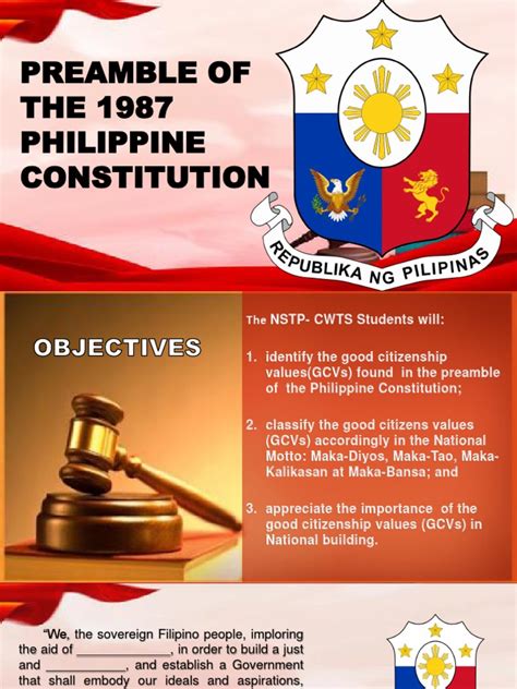 Preamble of THE 1987 Philippine Constitution | PDF