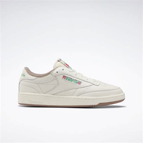 Club C 85 Vintage Shoes in Chalk / Taupe / Glen Green | Reebok Official UK