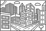 Urban Community Coloring Pages sketch template