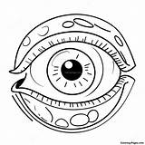 Eyeball Coloring Page  Pagescom sketch template