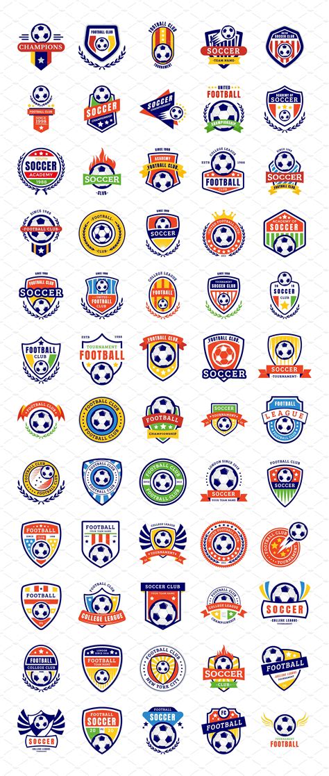 Soccer Badges | Soccer logo, Football logo design, Football logo