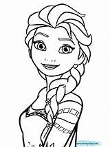 Elsa Coloring Pages Printable sketch template