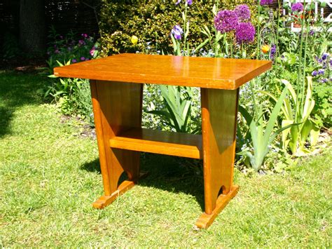 Small Wooden Table Mid Century Solid Wood Veneer Side Table – Haute Juice