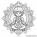 Chakra Coloring Pages  Free & Printable sketch template