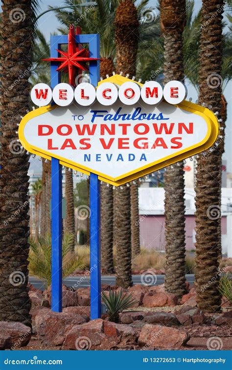 Downtown Las Vegas Sign Stock Photos - Image: 13272653