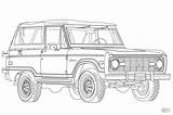 1966 Ford Bronco coloring Page  Free Printable Coloring Pages sketch template