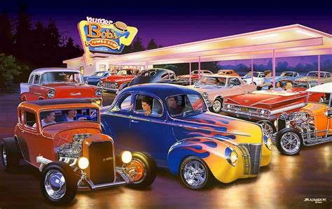 pinturas-de-carros hiperrealista | Vintage cars, Hot rods, Automotive art