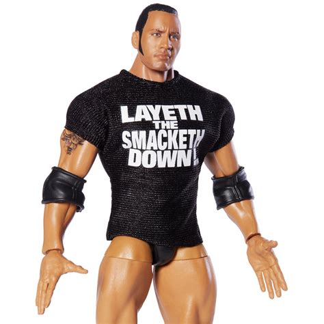 WWE Elite Figure The Rock - Walmart.com