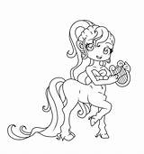 Simple Centaur Coloring Page  Free Printable Pages For Kids sketch template