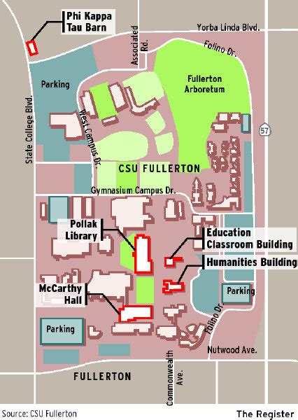 Csu Fullerton Campus Map