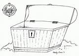 Treasure Chest Coloring Page Printable  Image To U sketch template