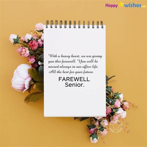 Farewell Quotes For Seniors