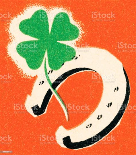 Lucky Symbols Stock Illustration - Download Image Now - Clover, Luck ...