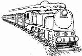 Long Steam Train Coloring Page  NetArt sketch template