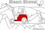 Steam Shovel Online coloring Page  Pages sketch template
