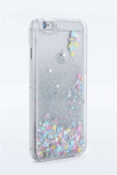 Water Glitter iPhone 6 Case | Glitter iphone 6 case, Glitter iphone case, Cool phone cases