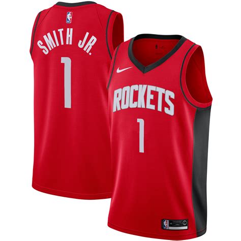 Mens Houston Rockets Nike Icon Edition Swingman Jersey - Red - Jabari Smith Jr. | Rebel Sport