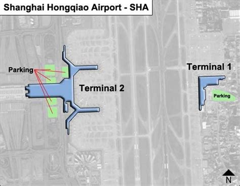 Shanghai Hongqiao Airport SHA Terminal 2 Map