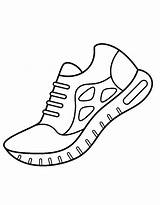 Shoe Coloring Pages Free Printable PDF sketch template