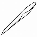 Premium Vector  Tweezers coloring Page Outline Book Line sketch template