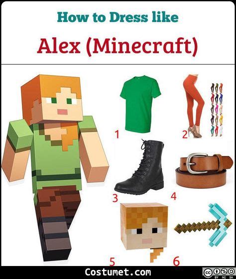 Alex Costume Minecraft
