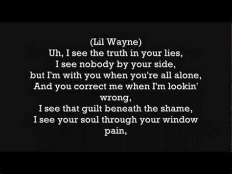 Lil Wayne Ft. Bruno Mars - Mirror (Lyrics On Screen) - YouTube