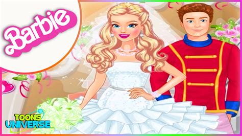 Barbie Princess Wedding Dress Up Game for Girls - YouTube