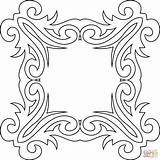 Decorative Square Frame coloring Page  Free Printable Coloring Pages sketch template