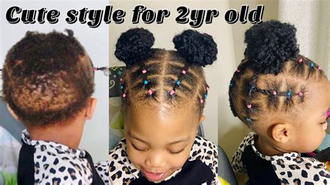 Try This Super Cute And Easy Protective Hairstyle For Toddlers With ...