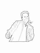 Elon Musk coloring Pages sketch template