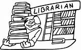 Librarian 4 Coloring Page  Free Printable Pages For Kids sketch template